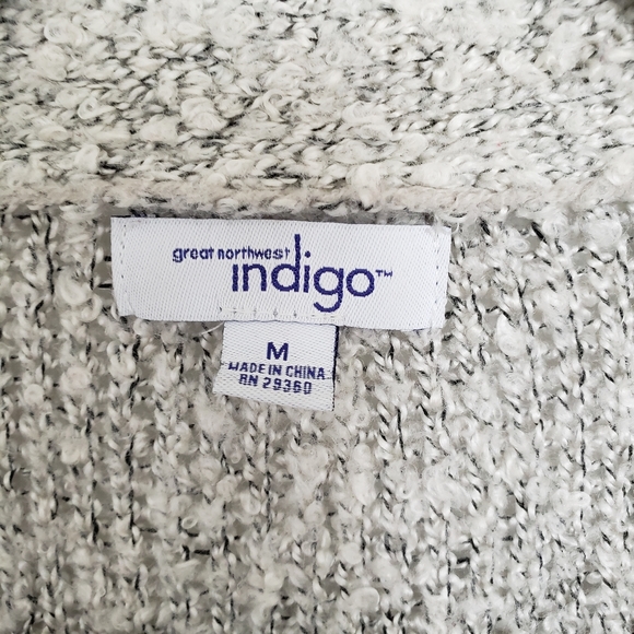 Women's Open Cardigan Sweater - Picture 3 of 6